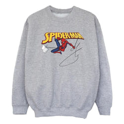 Marvel - Sweat WITH A BOOK - Fille (Gris chiné)