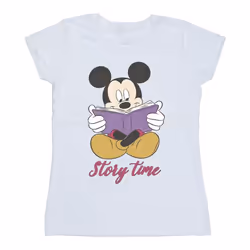 Disney - T-shirt STORY TIME - Femme (Blanc)