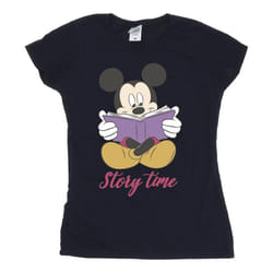 Disney - T-shirt STORY TIME - Femme (Bleu marine)