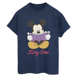Disney - T-shirt STORY TIME - Femme (Bleu marine)