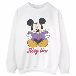 Disney - Sweat STORY TIME - Femme (Blanc)