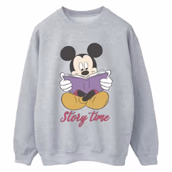 Disney - Sweat STORY TIME - Femme (Gris chiné)