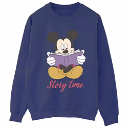 Disney - Sweat STORY TIME - Femme (Bleu marine)