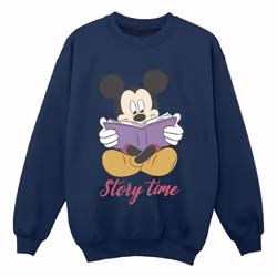 Disney - Sweat STORY TIME - Garçon (Bleu marine)