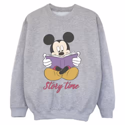 Disney - Sweat STORY TIME - Garçon (Gris chiné)