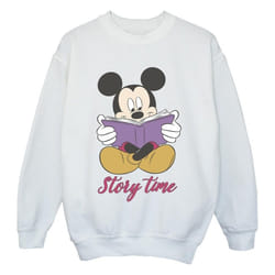Disney - Sweat STORY TIME - Fille (Blanc)