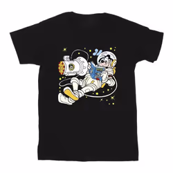 Disney - T-shirt READING IN SPACE - Homme (Noir)