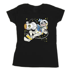 Disney - T-shirt READING IN SPACE - Femme (Noir)