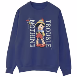 Disney - Sweat NOTHING BUT TROUBLE - Homme (Bleu marine)