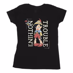 Disney - T-shirt NOTHING BUT TROUBLE - Femme (Noir)