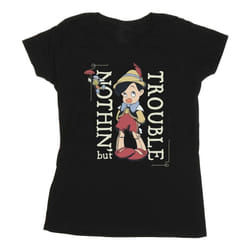 Disney - T-shirt NOTHING BUT TROUBLE - Femme (Noir)