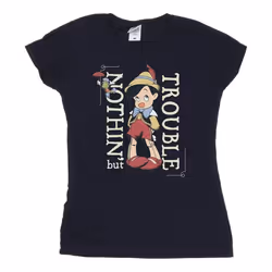 Disney - T-shirt NOTHING BUT TROUBLE - Femme (Bleu marine)