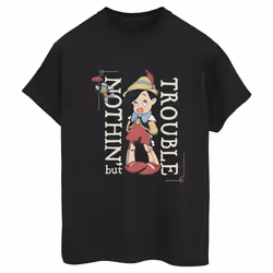 Disney - T-shirt NOTHING BUT TROUBLE - Femme (Noir)