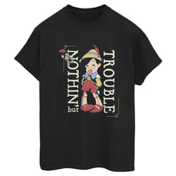 Disney - T-shirt NOTHING BUT TROUBLE - Femme (Noir)