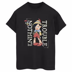Disney - T-shirt NOTHING BUT TROUBLE - Femme (Noir)