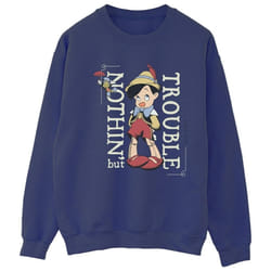Disney - Sweat NOTHING BUT TROUBLE - Femme (Bleu marine)