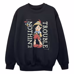 Disney - Sweat NOTHING BUT TROUBLE - Garçon (Noir)