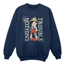 Disney - Sweat NOTHING BUT TROUBLE - Fille (Bleu marine)