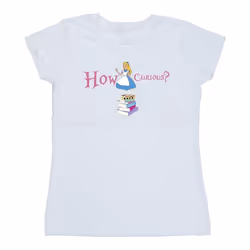 Disney - T-shirt ALICE IN WONDERLAND HOW CURIOUS - Femme (Blanc)