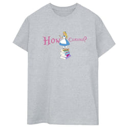 Disney - T-shirt ALICE IN WONDERLAND HOW CURIOUS - Femme (Gris chiné)