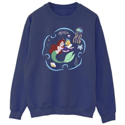 Disney - Sweat THE LITTLE MERMAID READING A BOOK - Homme (Bleu marine)