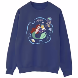 Disney - Sweat THE LITTLE MERMAID READING A BOOK - Homme (Bleu marine)