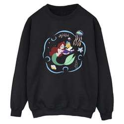 Disney - Sweat THE LITTLE MERMAID READING A BOOK - Femme (Noir)