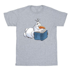 Disney - T-shirt FROZEN - Garçon (Gris chiné)