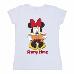 Disney - T-shirt STORY TIME - Femme (Blanc)