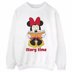 Disney - Sweat STORY TIME - Femme (Blanc)