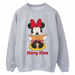 Disney - Sweat STORY TIME - Femme (Gris chiné)