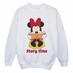 Disney - Sweat STORY TIME - Fille (Blanc)