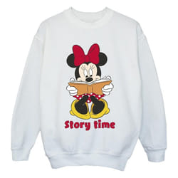 Disney - Sweat STORY TIME - Fille (Blanc)