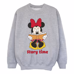 Disney - Sweat STORY TIME - Fille (Gris chiné)