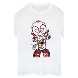 Marvel - T-shirt - Femme (Blanc)