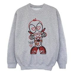Marvel - Sweat - Fille (Gris chiné)