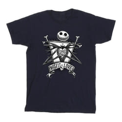 Disney - T-shirt THE NIGHTMARE BEFORE CHRISTMAS - Homme (Bleu marine)