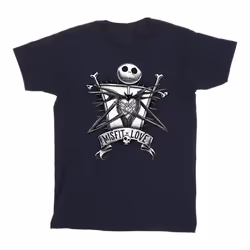 Disney - T-shirt THE NIGHTMARE BEFORE CHRISTMAS - Homme (Bleu marine)