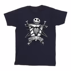 Disney - T-shirt THE NIGHTMARE BEFORE CHRISTMAS - Homme (Bleu marine)