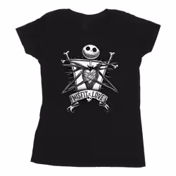 Disney - T-shirt THE NIGHTMARE BEFORE CHRISTMAS - Femme (Noir)