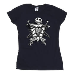 Disney - T-shirt THE NIGHTMARE BEFORE CHRISTMAS - Femme (Bleu marine)