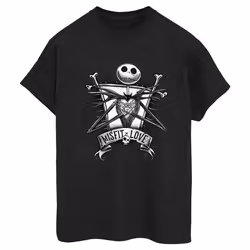 Disney - T-shirt THE NIGHTMARE BEFORE CHRISTMAS - Femme (Noir)