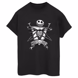 Disney - T-shirt THE NIGHTMARE BEFORE CHRISTMAS - Femme (Noir)
