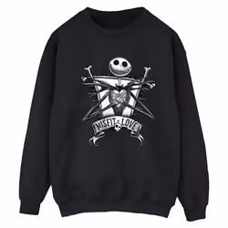 Disney - Sweat THE NIGHTMARE BEFORE CHRISTMAS - Femme (Noir)