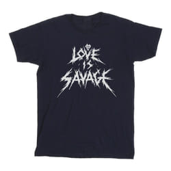 Disney - T-shirt LOVE IS SAVAGE - Homme (Bleu marine)