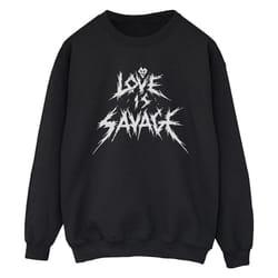 Disney - Sweat LOVE IS SAVAGE - Homme (Noir)