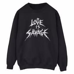 Disney - Sweat LOVE IS SAVAGE - Homme (Noir)