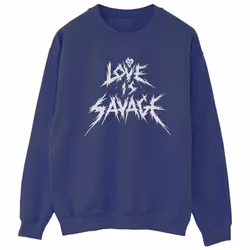 Disney - Sweat LOVE IS SAVAGE - Homme (Bleu marine)