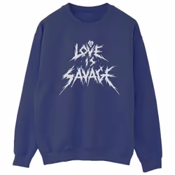 Disney - Sweat LOVE IS SAVAGE - Homme (Bleu marine)