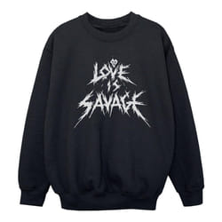 Disney - Sweat LOVE IS SAVAGE - Fille (Noir)